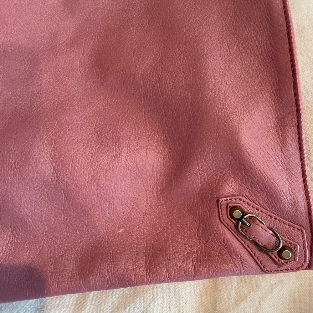 BALENCIAGA rose pink papier tote bag - Picture 7 of 12